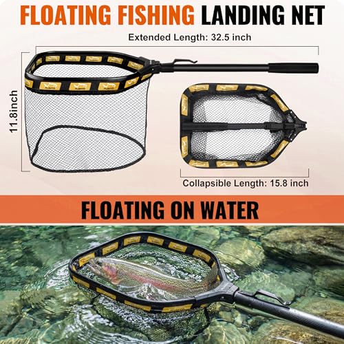 Image of PLUSINNO Fishing Gear-Fishing Rod & Fishing Backpack, Fish Net,Tackle Box | Tackle Backpack Kit With Fishing Pole For Saltwater & Freshwater, Fishing Floating Net, Fishing Lures, Fishing Tackle Bag