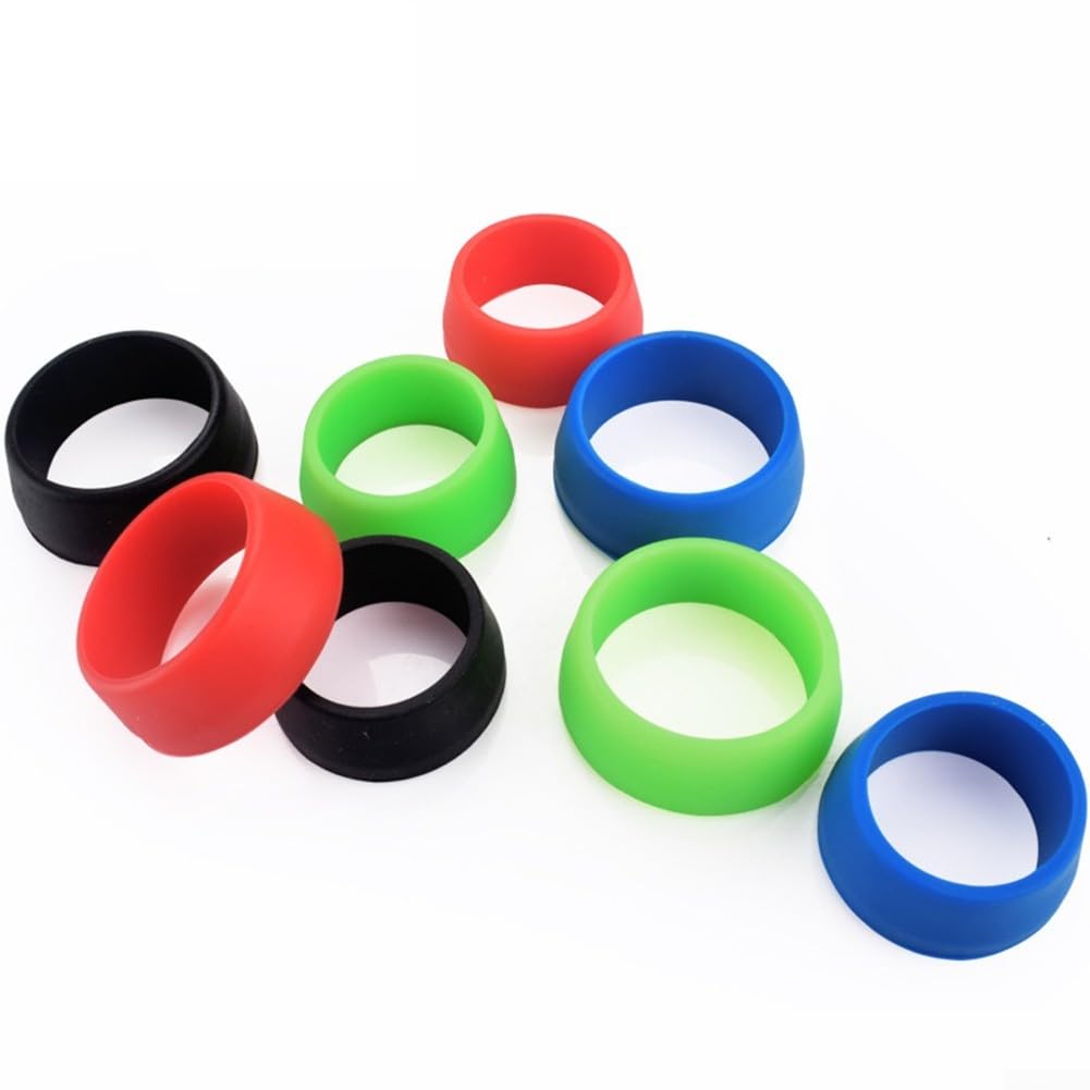 Gdfnmogo Staubschutz für Sattelstütze, Gummi-Schutz für Ring für Sattelstützen mit 25,4–33,9 mm Durchmesser, Regen- und Schmutzbeständigkeit für Rennräder und Mountainbikes (rot) Sport & Freizeit