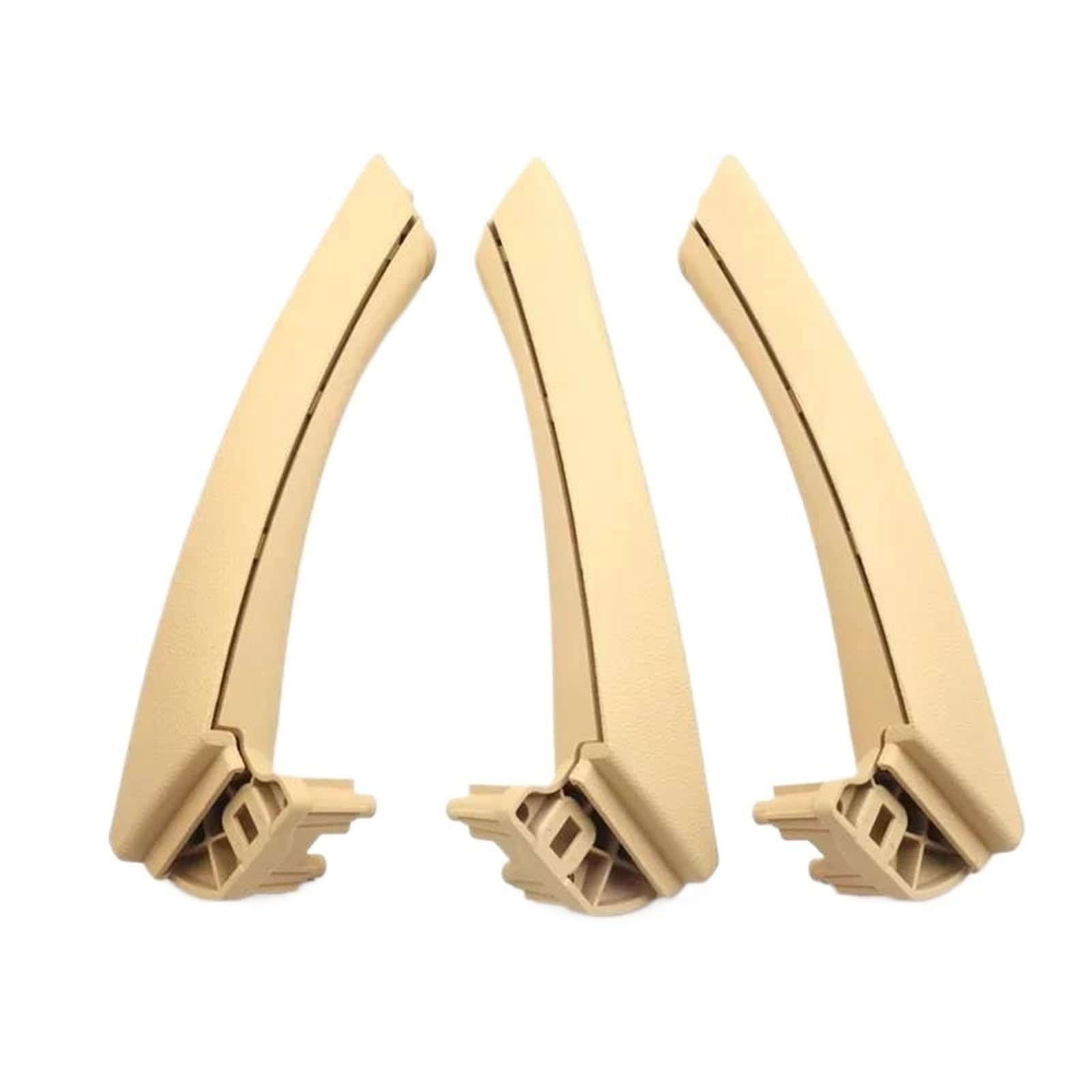 LVXVMOZEOK Interior Door Handle Armrest for 3 Series for E90 for E91 for E92 for E93 for 316 for 318 for 320 for 325 for 328i 2005-2012 Interior Door Handle(LHD Set Beige)