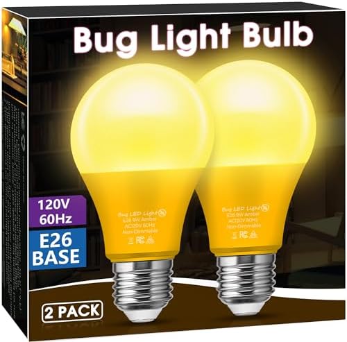 Amazon.com: Briignite Bug Lights for Outside, Bug Light Bulbs, 60W ...