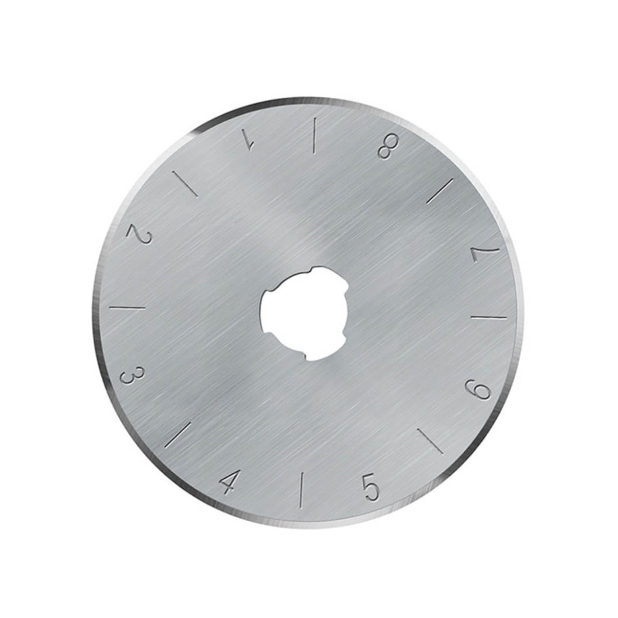 VILLCASE Super Thin 0.3mm Round Cutter Blades 5pcs Replacement for Rotary Cutters Compatible Crafts Easy to Replace Store in Case