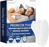 Gentle Transparent Strips for Sleeping 120 Pcs - Hypoallergenic Tape for Sensitive Skin, Painless Removal, Breathable Comfortable to Exercise ﻿,The Best Anti Snoring Strip for Breathing