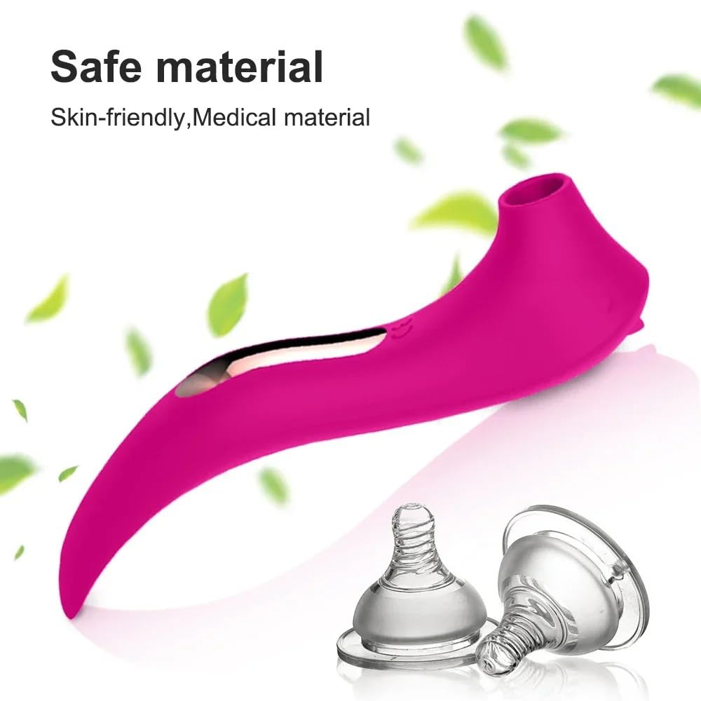 Vibratore Potente vibratore per massaggio al clitoride Donne Clitoride capezzolo Massaggio orale Vibratore Giocattoli del sesso Per Donne Adulti Masturbatore Dildo