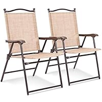 Algopix Similar Product 20 - Giantex Set of 2 Patio Folding Chairs