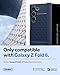 Caseology Parallax for Samsung Galaxy Z Fold 6 Case, [Hinge Protection Included] Full-Body 3D Ergonomic Protection (2024) - Midnight Blue
