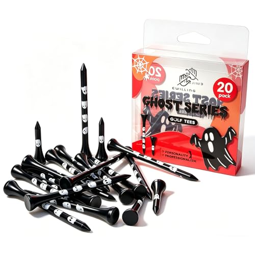 EWILLING Ghost-Themed Golf Tees