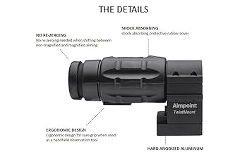 【レア】 実物 aimpoint エイムポイント マグニファイアー ブースター 在庫一掃セール 激安]【 Evolution Gear 製 】 3XMAG-1