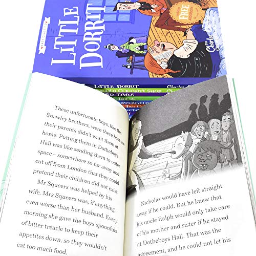The Charles Dickens Children's Collection (Easy Classics) 10 Book Box Set (A Christmas Carol, Oliver Twist ... A Tale of Two Cities, Great Expectations) - Image 2