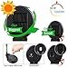 Outdoor Solar Lights- Solar Flower Lights, Garden Stake Lights 2 Solar Decorative Lights with 8 Lilies, Multi-Color Changing LED Landscape Decorative Lights for Garden,Patio, Backyard
