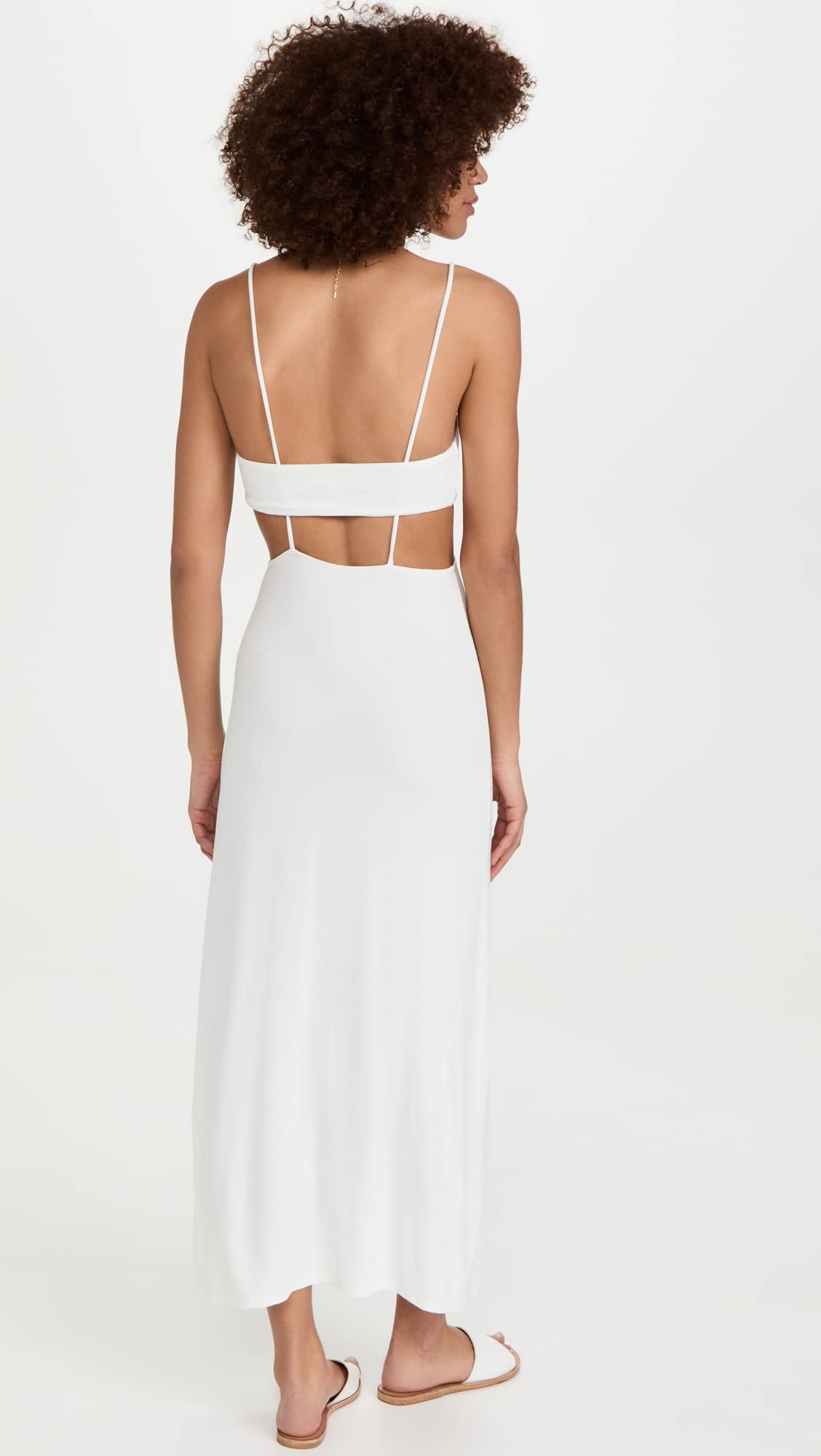 Free People Women's Piper Midi Dress, Off White, S | B2B Liquidation