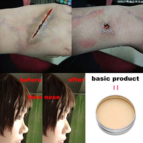 Image of CCbeauty Professional Special Effects Stage Makeup Wax Fake Wound Moulding Scars Prosthetics,5Style Available,#3