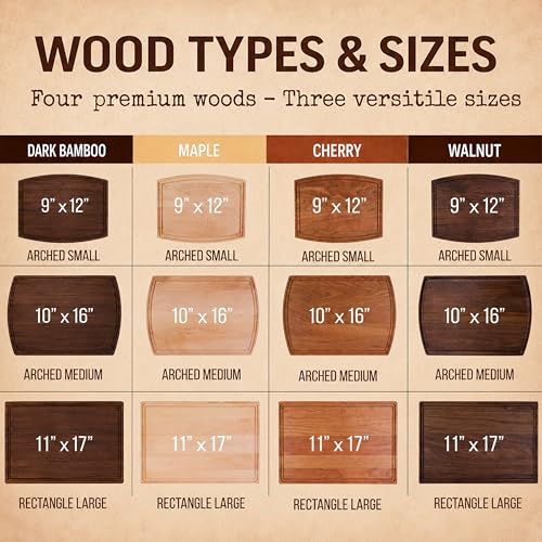 Tabla de cortar personalizada de madera con grabado miniatura 2