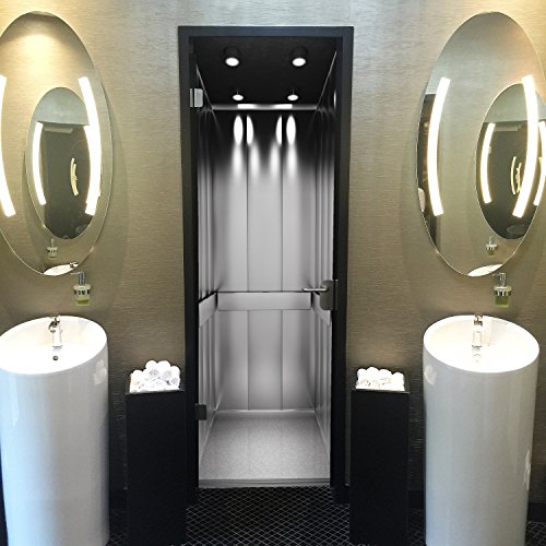 Murimage Carta Parati Porta Ascensore 86 x 200 cm