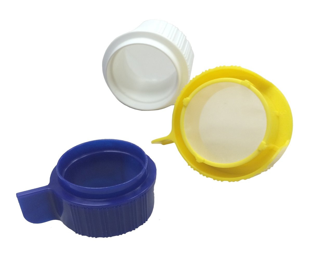 100µm Cell Strainer, Yellow, w/1 reducing Adapter 50/pk