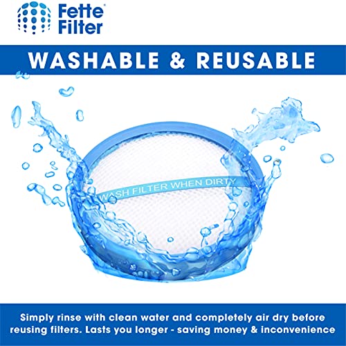 Fette Filter - Vacuum Filter Compatible With Hoover React Whole Home & Hoover Fusion Cordless Vacuums. Compare To Part # 440010894. Pack Of 4 #TOP29