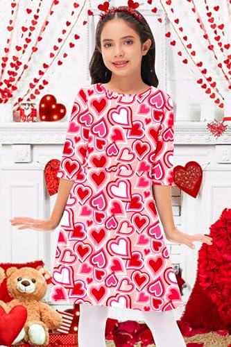 Remimi Girls St Patricks Day Print Dress Irish Twirly Dresses 3-14 Years2