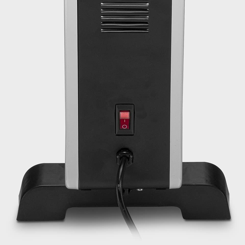 TROTEC Konwektor TCH 2310 E Designerski grzejnik elektryczny moc 1000 W / 1300 W / 2300 W dla pomieszczeń do 27 m² / 67 m³ przenośny i energooszczędny, biały