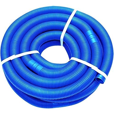 well2wellness® Poolschlauch 32mm - Blauer Schwimmbadschlauch - Teilbar - Formstabil - 6 Meter Cover