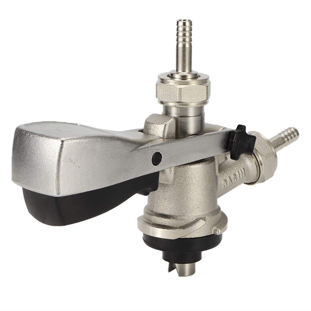 Acoplador de Barril de Cerveza Tipo S Acero Inoxidable 304, Grifo Dispensador Europeo G5/8
