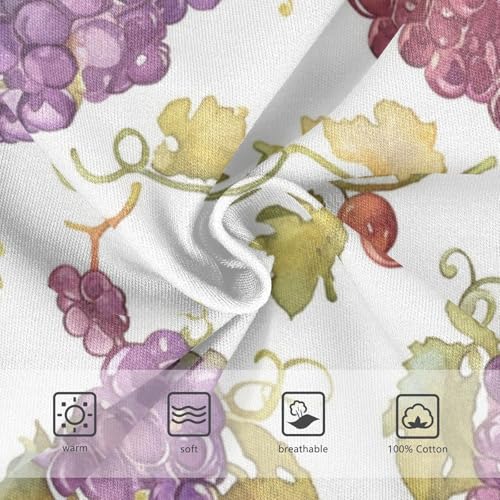 KLL Grapes Bottles Wine Baby Boys Cotton Nighttime Underwear Breathable Children Panties3