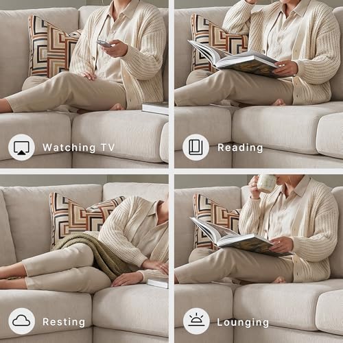Image of Signature Design by Ashley Aviemore 2-Piece Sectional Sofa with Chaise | Stone gray chenille, Sag-resistant platform foundation, Includes 2 accent pillows, 110-in wide