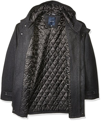 Image of Nautica Men's Wool Blend Peacoat - Double-Breasted Winter Coat, Regular, Big & Tall Sizes