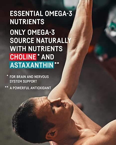 Miniatura 3 de Kori Krill Aceite Omega-3 600 mg, 28 cápsulas blandas  Suplemento Omega-3 multibeneficio  Absorción superior de Omega-3 frente al aceite de pescado