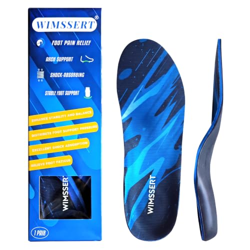 Image of Plantar Fasciitis Relief Insoles, 220+ lbs High Arch Support Inserts for Men Women, Orthotics Inserts for Flat Feet, Work Boot Shoe Insole for Men Women, Absorb Shock with Every Step