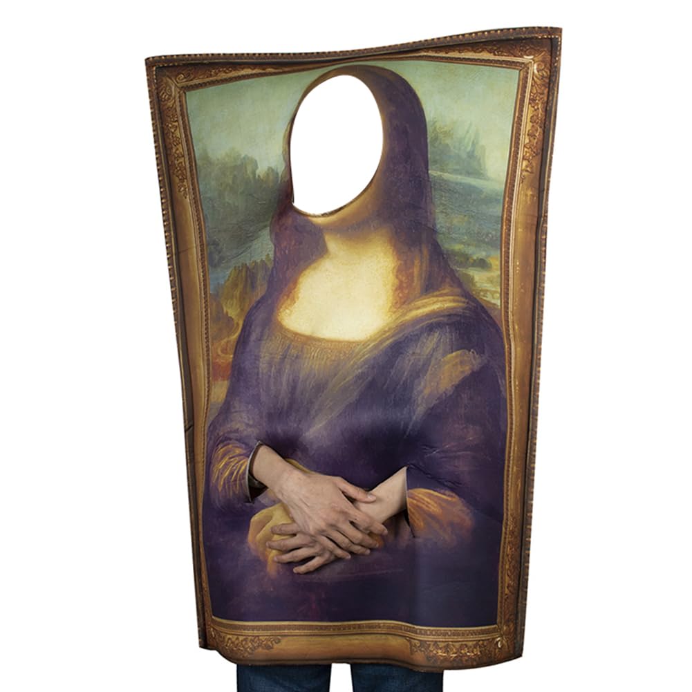 Amazon | [Dulcicasa] モナ·リザ壁画衣装奇妙な中世の有名な額縁絵画 