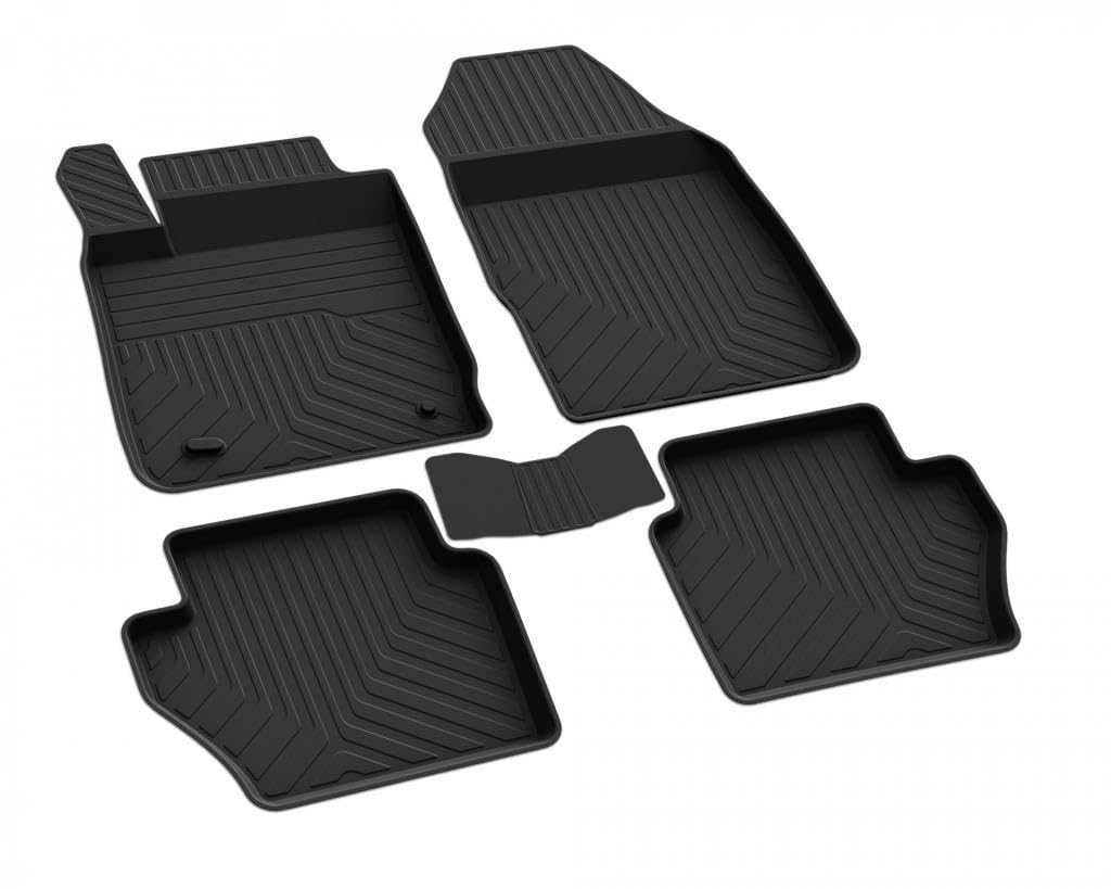 ferrous autoaccessories Ford Ecosport ile Uyumlu 4D Havuzlu Kauçuk Paspas 2017 ve Üstü