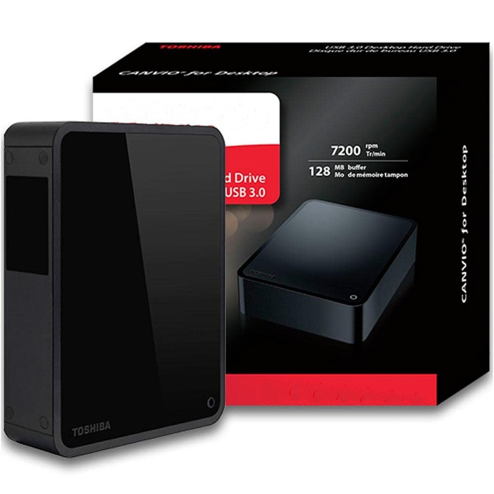 TOSHIBA Canvio Desktop [6TB］ Toshiba CANVIO for DESKTOP 6TB External Hard Drive (HDWC360XK3J1