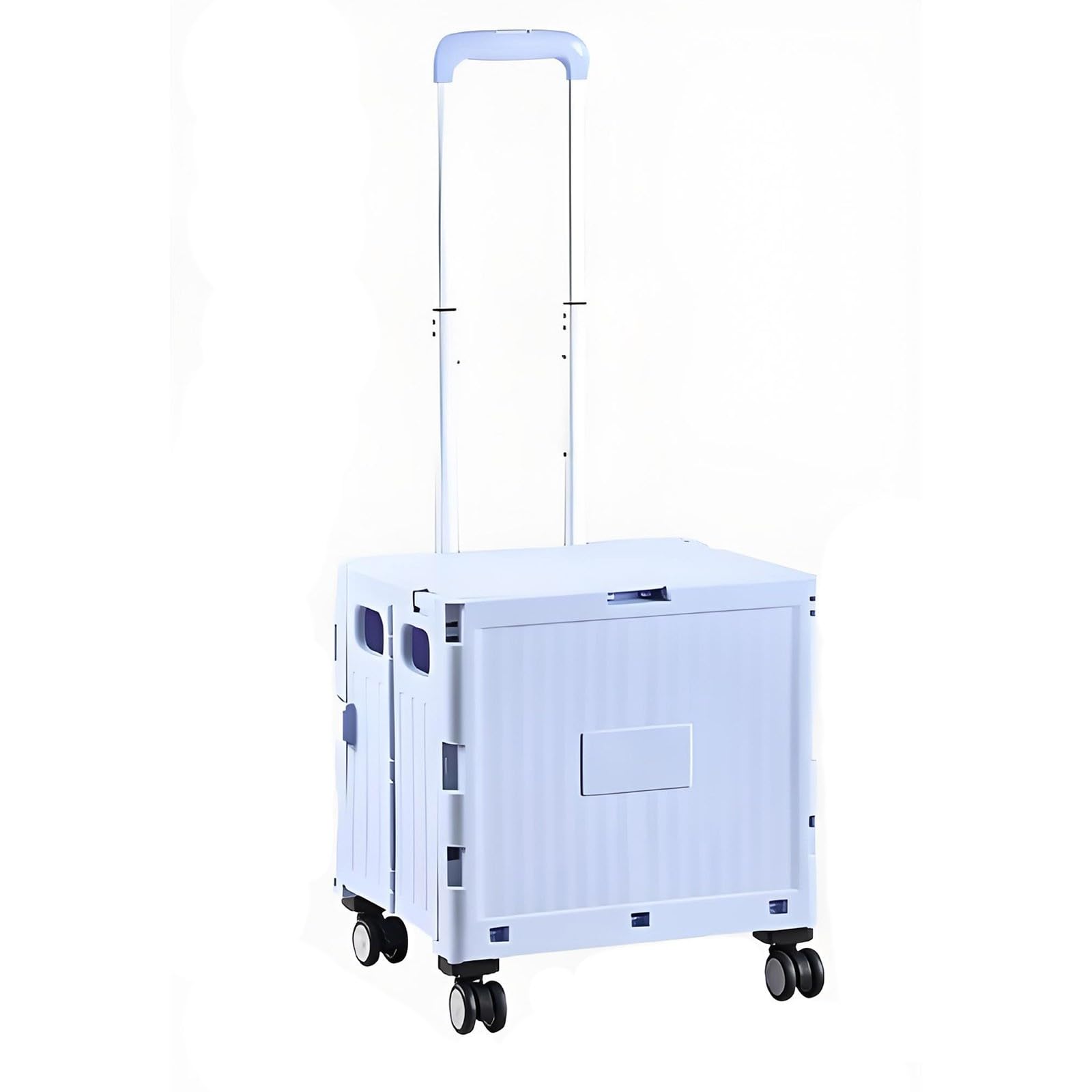 Carrello pieghevole a 4 ruote, per bagagli pesanti, per traslochi in ufficio, facile da riporre per viaggi a casa