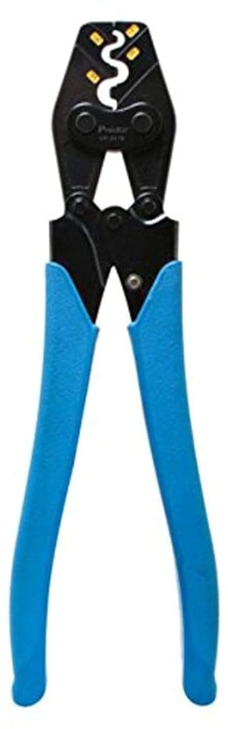 Eclipse CP-351B Tools Pro'sKit Non-Insulated Terminal Crimper, 8-2 AWG