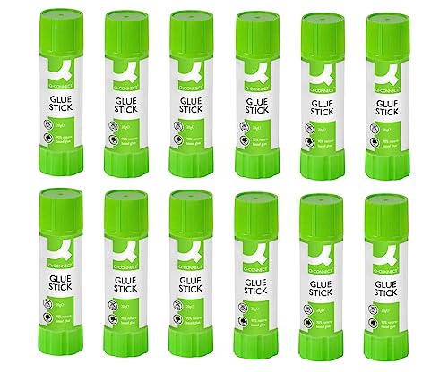 Q-Connect Glue Sticks KF10505Q, 20 g - Pack of 12