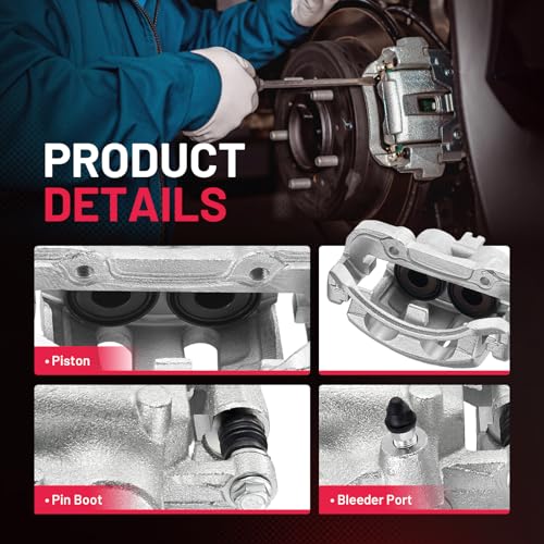 Image of BDFHYK 19-B1672 19-B1673 Front Disc Brake Caliper Assembly Compatible with Nissan D21 1992-1994 /Frontier 1998-2004, Compatible with Nissan Pickup 1995-1997, 2.4L L4 3.0L 3.3L V6 GAS 2pcs