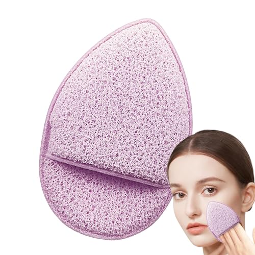 洗浄用の顔のスポンジ、顔のスポンジ、グローブのような、肌、肌、深い掃除、厚くした、バスルームの穏やかなフェイシャルケア、トイレ、洗面所、フェイシャルクリーニング、フェイスウォーター