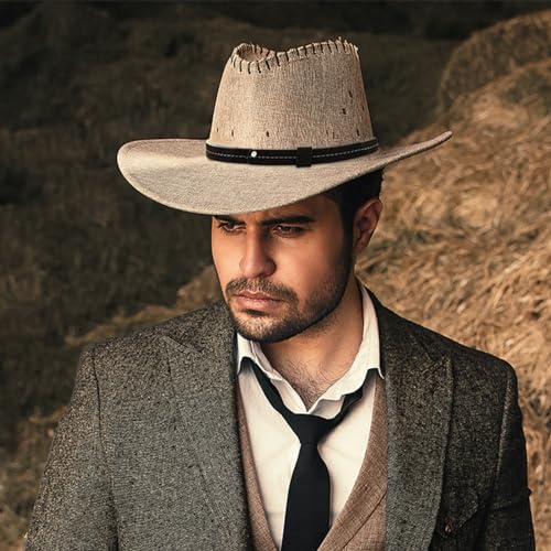 Image of Gamboa Hat Bands for Cowboy and Cowgirl Western Accesories for Men and Women Leather Style Hat Belt Band