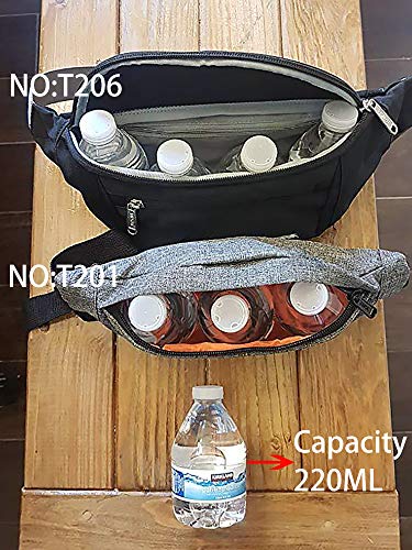image for TINYAT Travel Fanny Bag Waist Pack Sling Pocket Super Lightweight For 