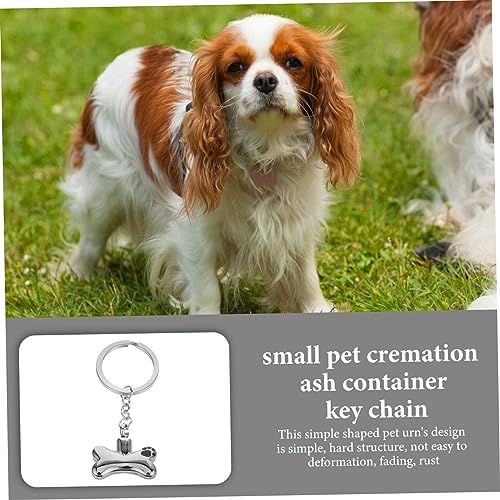 Urne funéraire pour de chien pendentif de mémorisation patte et clé - 6