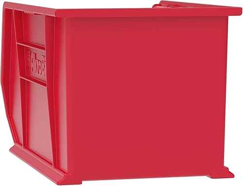 Vista 24 de Akro-Mils AkroBin Caja de almacenamiento de plástico apilable, 18 x 16 x 11 pulgadas, 3 unidades Claro