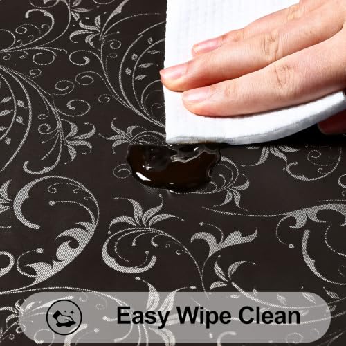 Image of Smiry Rectangle Waterproof Heavy Duty Vinyl Tablecloths, 60 x 120 Inch