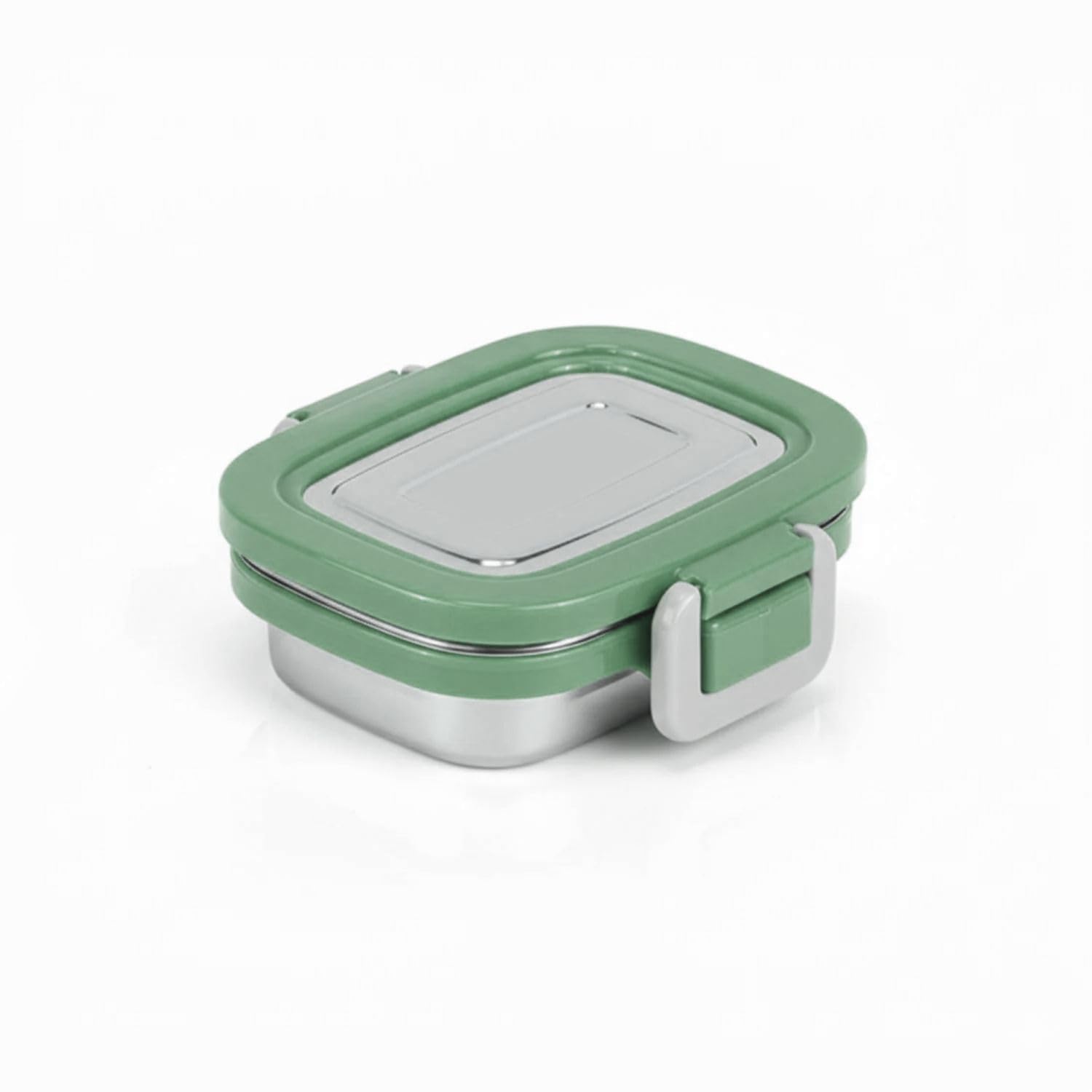 Signoraware Lock N Store Stainless Steel Containers | Airtight & Leakproof | Compact & Durable | Ideal for Snacks, Kids, Travel, Office, School & Outdoor Use (160ml | EGreen)-image-6