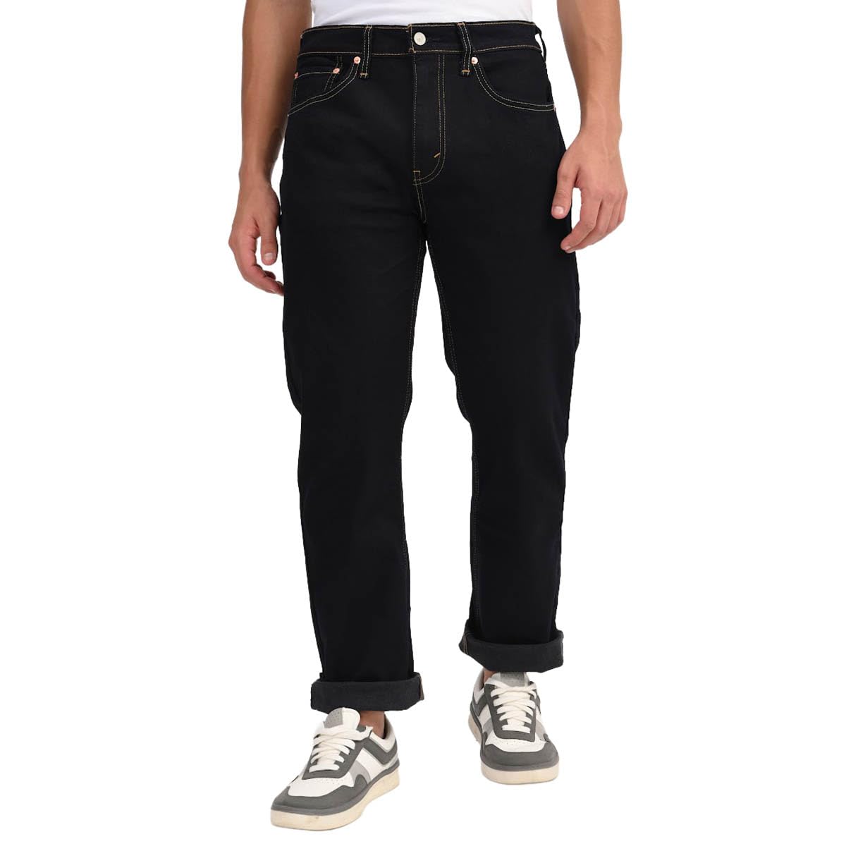 levi's Men's 505 Straight Fit Mid Rise Jeans-picture-16