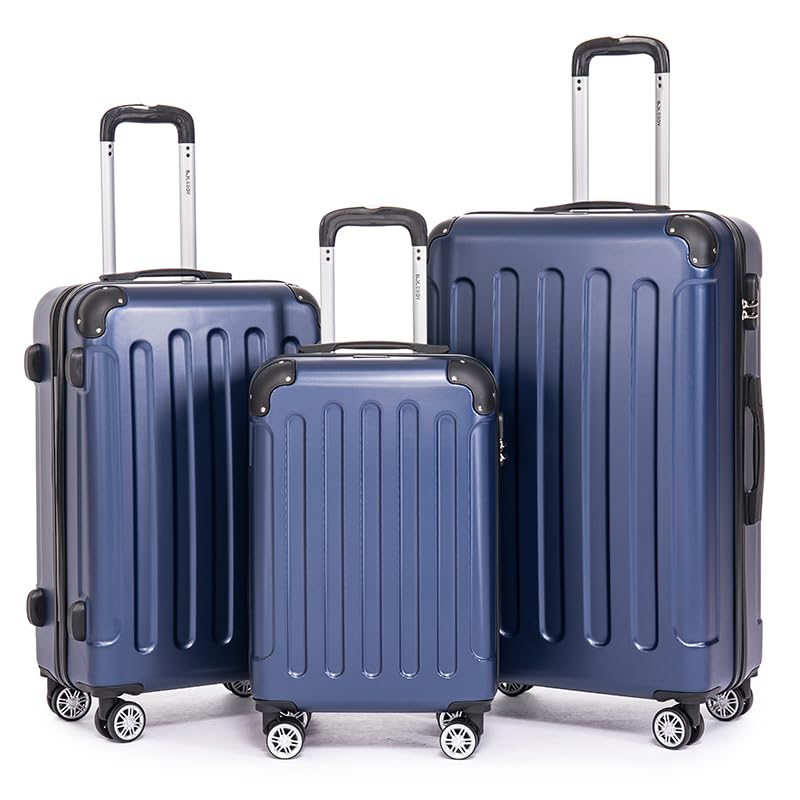 Boleedy Set Valise 3 Pièces (55/66/76cm),Lot Valise...