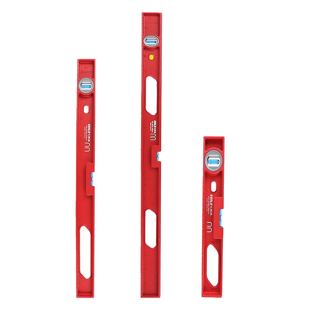Poziomica - 300 mm/600 mm/1000 mm wysoka precyzja magnetyczna łyżka z wysokimi łożyskami, pęcherzyki nierdzewna pozioma linijka (100 cm)