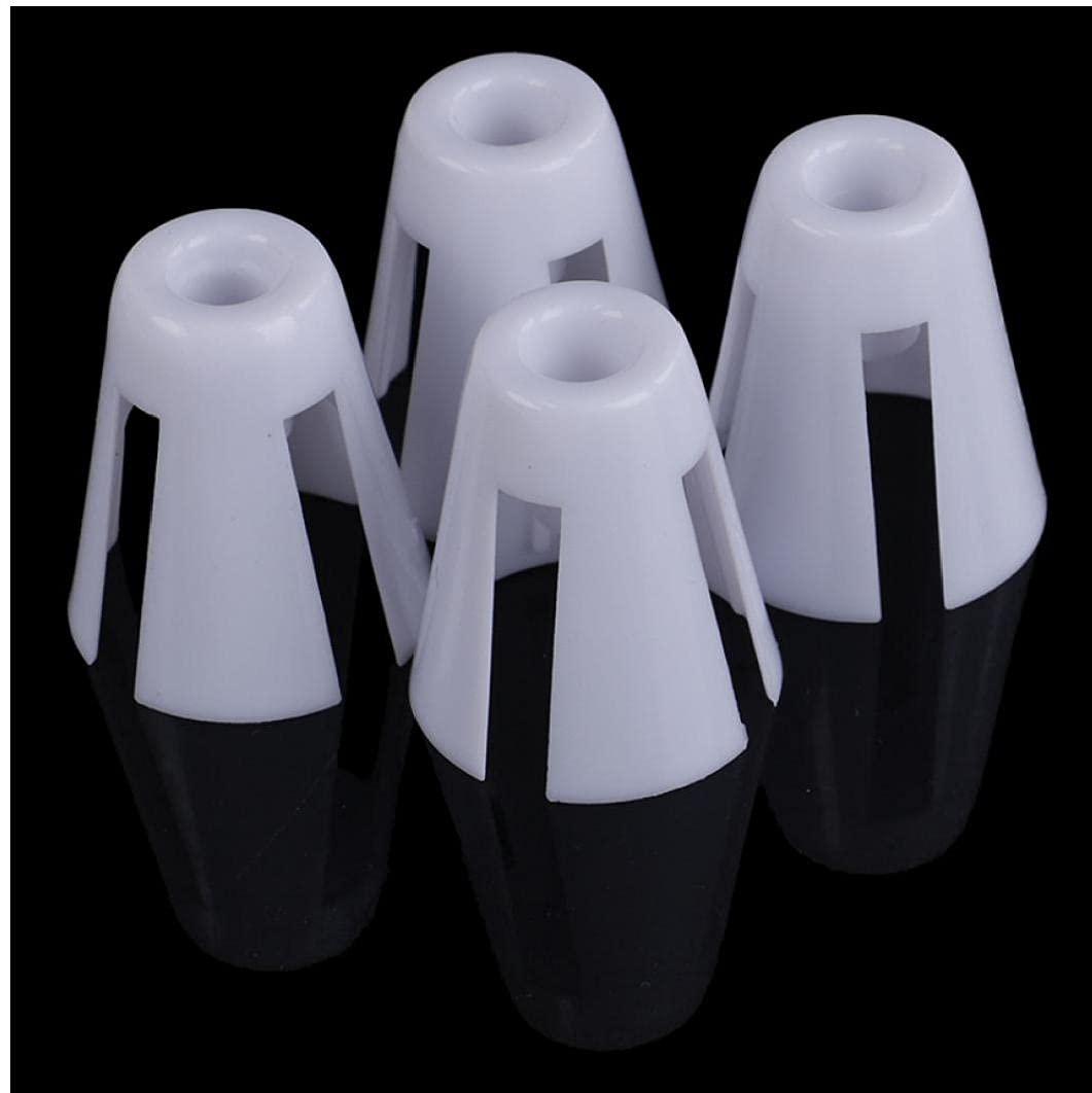 Pinicecore White 4Pcs/Set Thread Spool Cone Holder Overlocker Serger Sewing Durable Plastic Sewing Accessories (44D 744D)