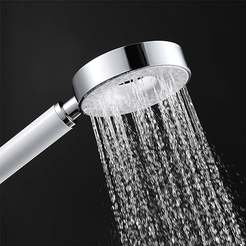 Douche à main haute pression 3 jets avec barre de douche réglable - 2