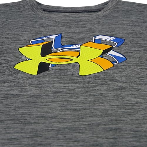 Image of Under Armour Boys' Long Sleeve Logo Graphic T-Shirt, Lightweight & Breathable, Relaxed Fit