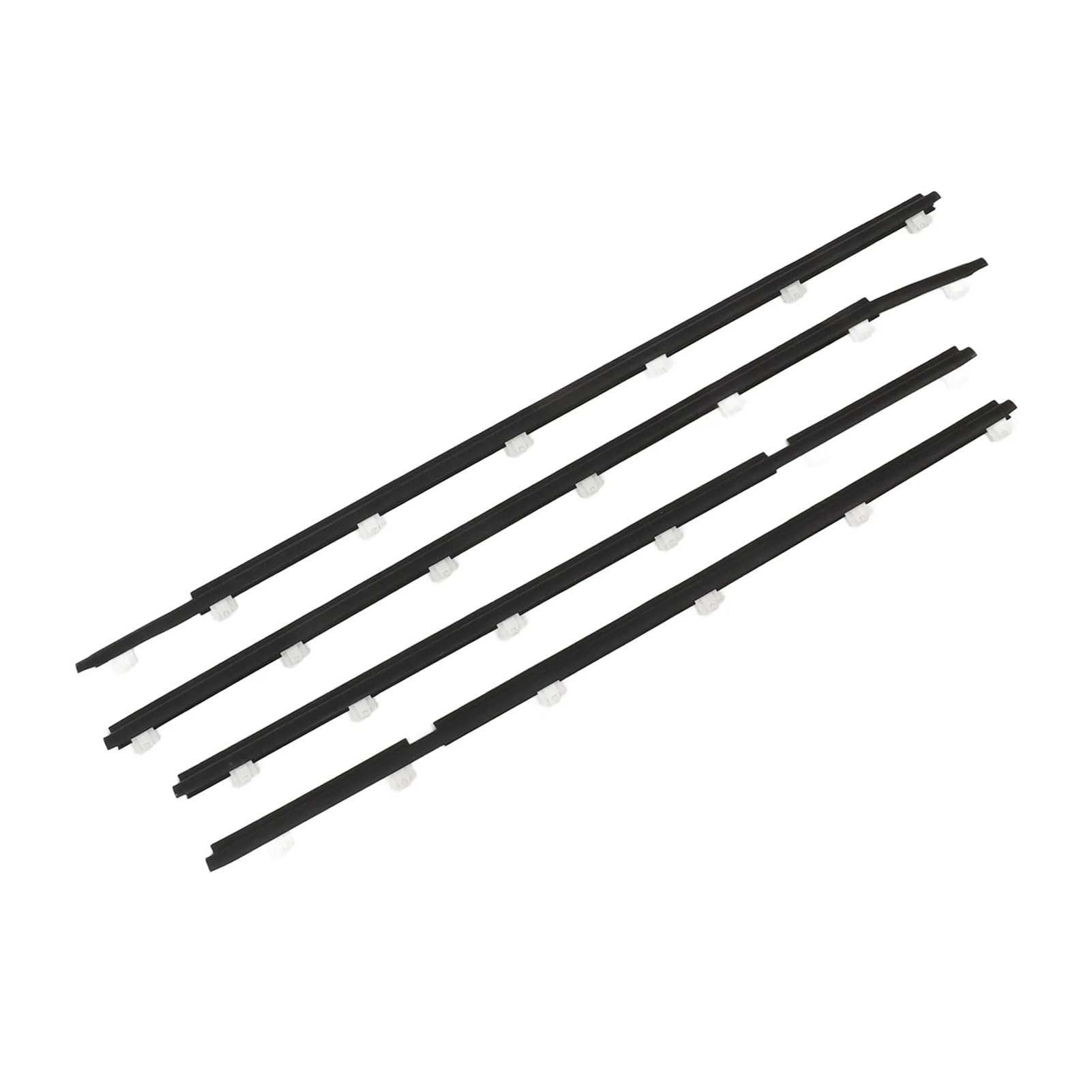 Sifusm One Color Rubber Seal 4Pcs Car Door Window Seal Strip Decorative Weatherstrip For Toyota For Land For Cruiser Fj80 Fzj80 1990-1997 1998 68160 60010 Strip