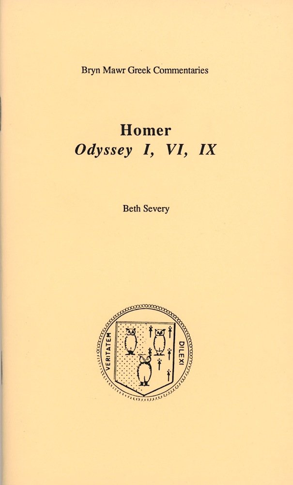 Odyssey I, VI, IX (Bryn Mawr Commentaries, Greek) (Ancient Greek and English Edition)